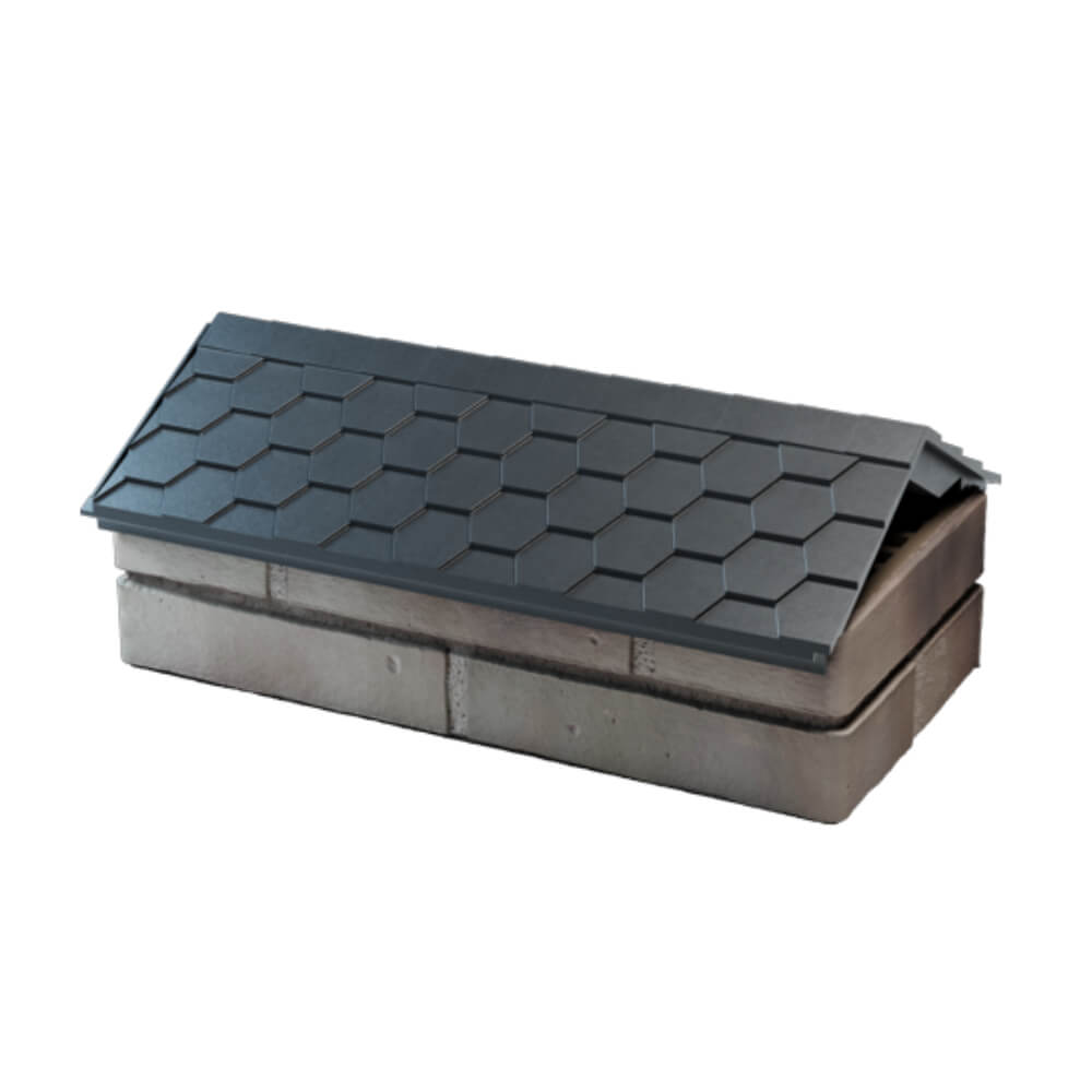 Парапет Zking Эверест Серый с посадкой на 1 кирпич (200/225/255мм) в Каменске-Уральском фото