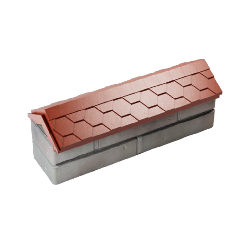 Парапет Zking Эверест Красный с посадкой на 0.5 кирпича (130мм) в Каменске-Уральском фото