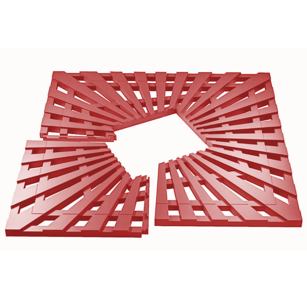 Приствольная решетка для дерева ZKING ATMOSPHERE 1.2х1.2м Красная в Каменске-Уральском фото