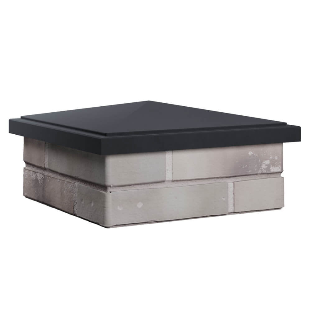 Колпак Zking БонаМоно Серый на столб 1.5х1.5 кирпича (385х385, 400х400мм) в Каменске-Уральском фото