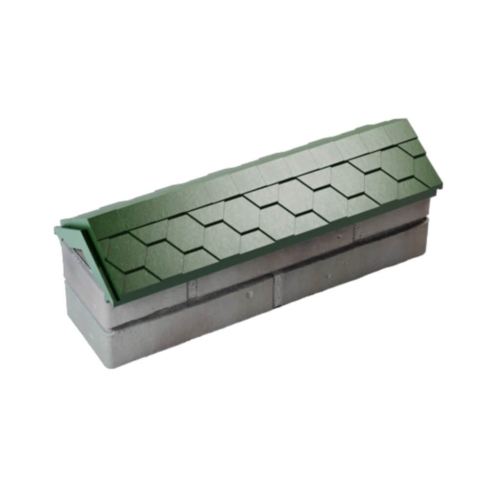 Парапет Zking Эверест Зеленый с посадкой на 0.5 кирпича (130мм) в Каменске-Уральском фото