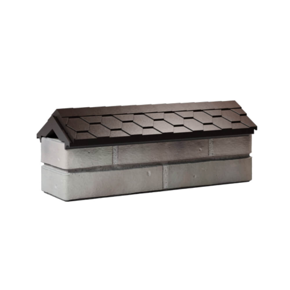 Парапет Zking Эверест Коричневый с посадкой на 0.5 кирпича (130мм) Каменск-Уральский фото