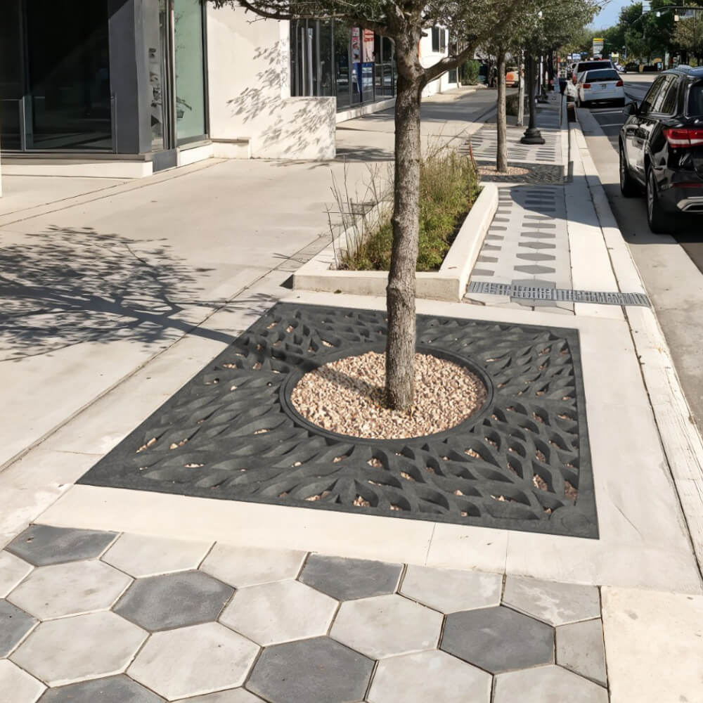 Приствольная решетка для дерева ZKING CRUST 2х2м Черная в Каменске-Уральском фото