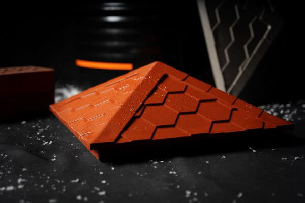 Колпак Zking Эверест Красный на столб 1.5х1.5 кирпича (390х390мм) в Каменске-Уральском фото