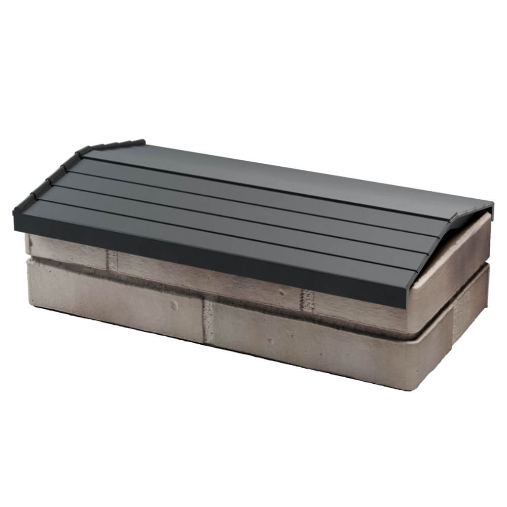 Парапет Zking Бона ХайТек Серый с посадкой на 1 кирпич (200/225/255мм) в Каменске-Уральском фото